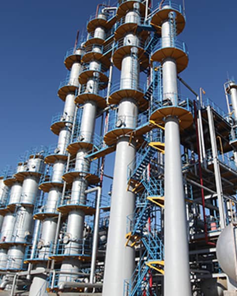 五塔连续精馏装置