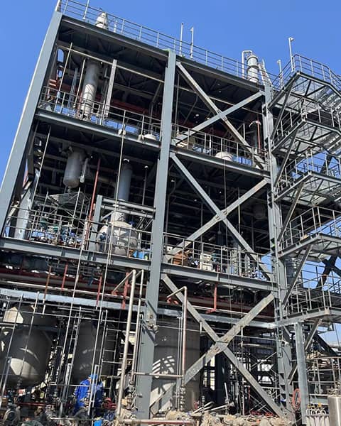 四塔连续精馏装置